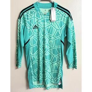 Adidas Men CON22 GK Jersey LS LTP Football Goalkeeper Shirt Teal S New